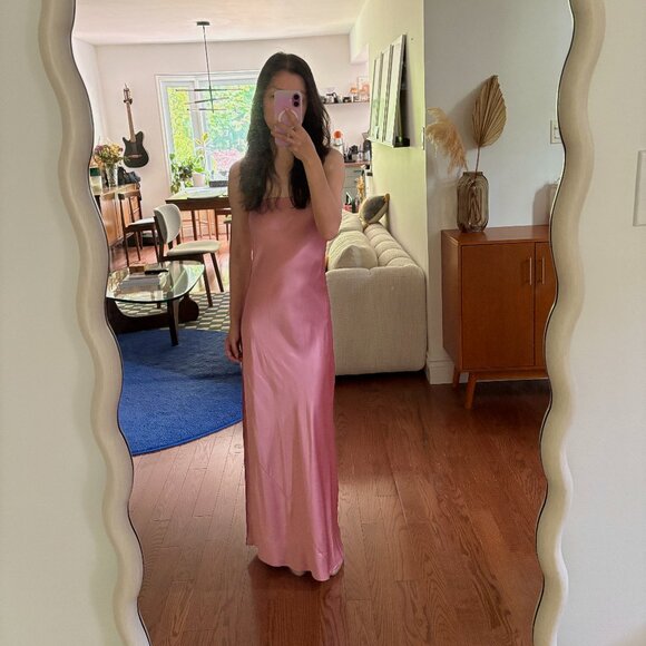 BNWT Reformation Joana Silk Dress - Picture 5 of 11